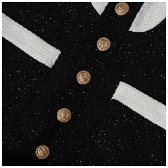 🎁 The Coco Natural Feather Trim Dress - Picture 7 of 7